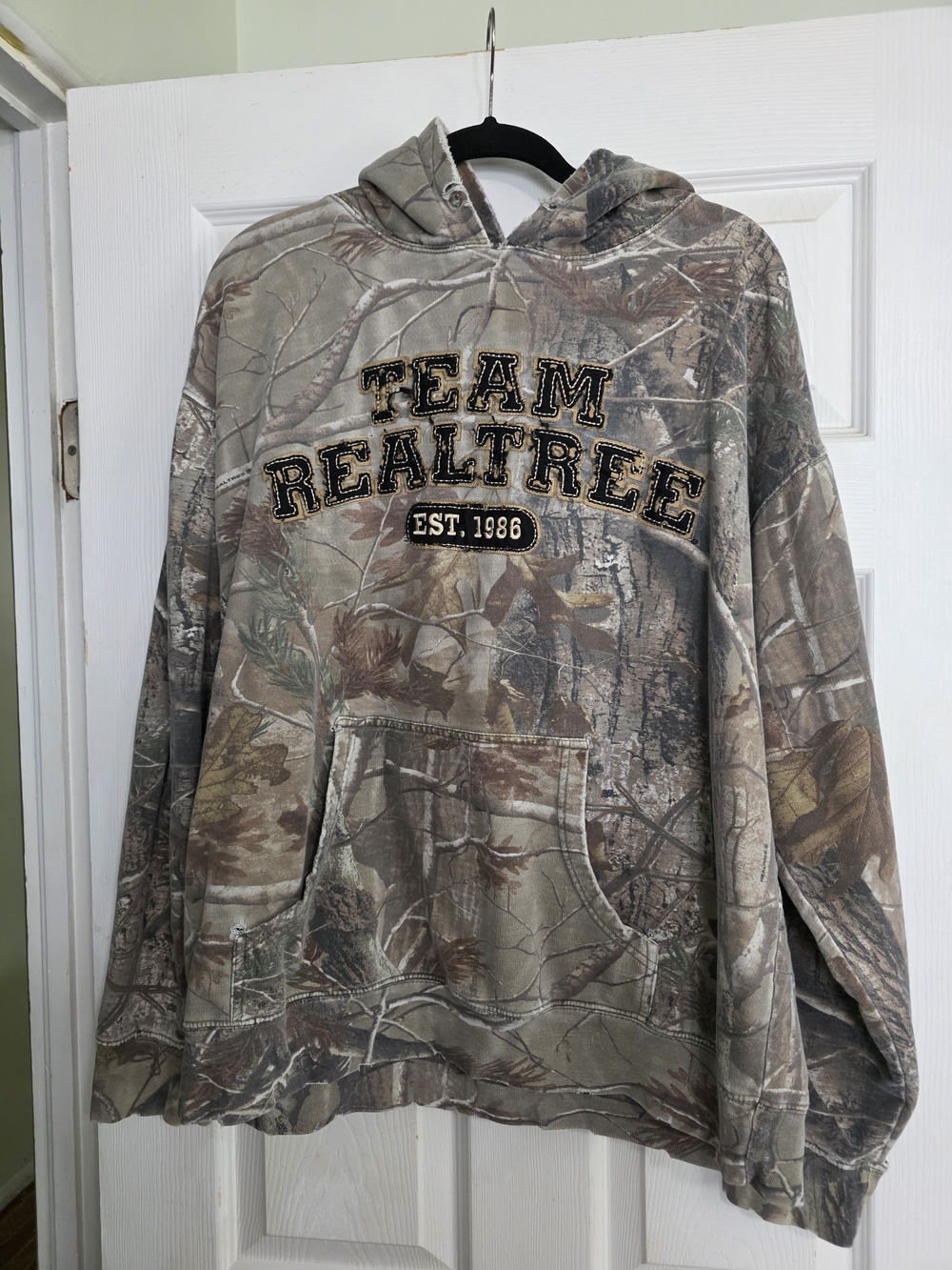 Realtree Men's Crewneck Hoodie in Earth Camo